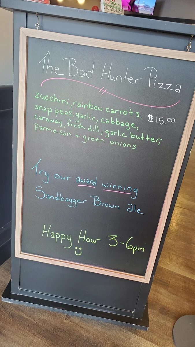 Menu, Freddy's Brewpub