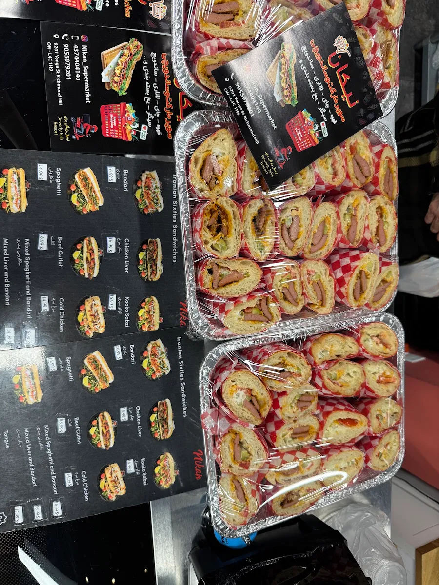 Menu, Nikan sandwich