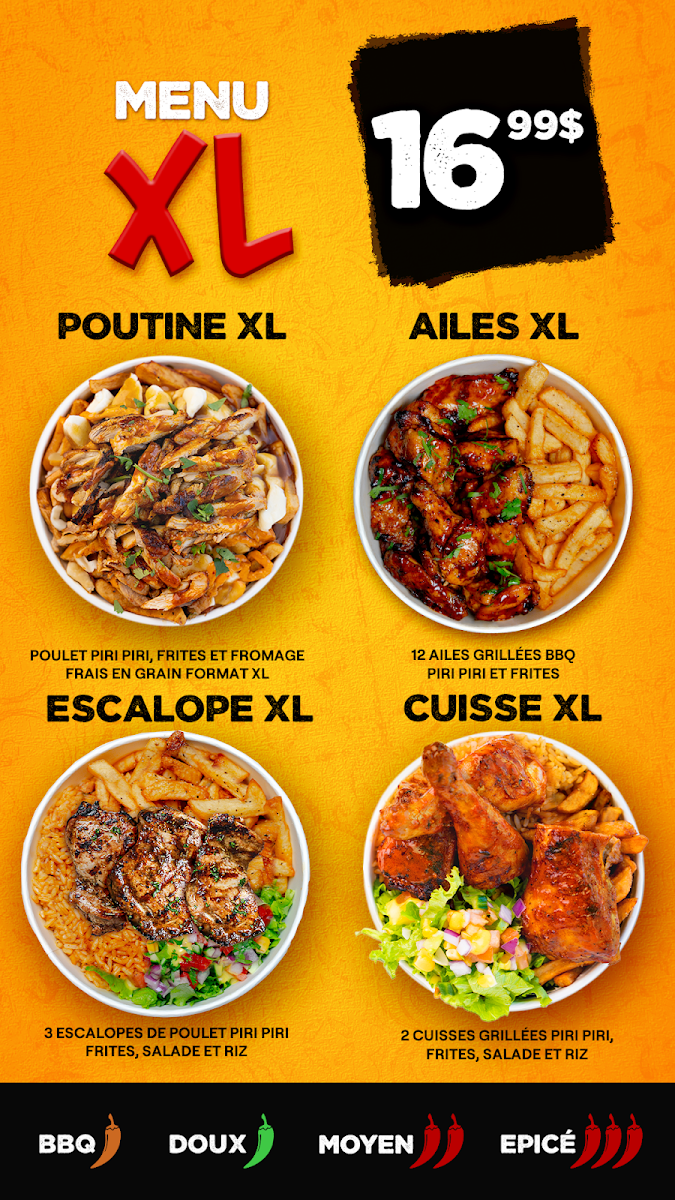 Menu, Monteiro Henri-Bourassa