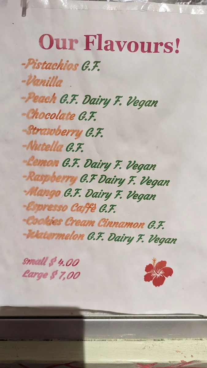 Menu, Del Piacere