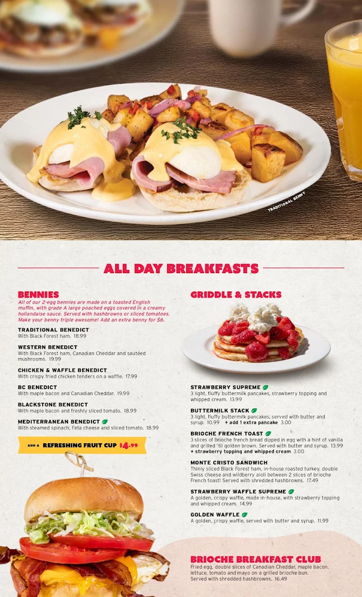 Menu, Ricky's All Day Grill - Brooks