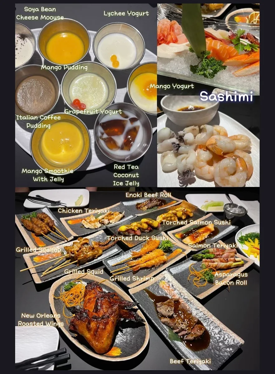 Menu, Ichiban Asian All You Can Eat Markham
