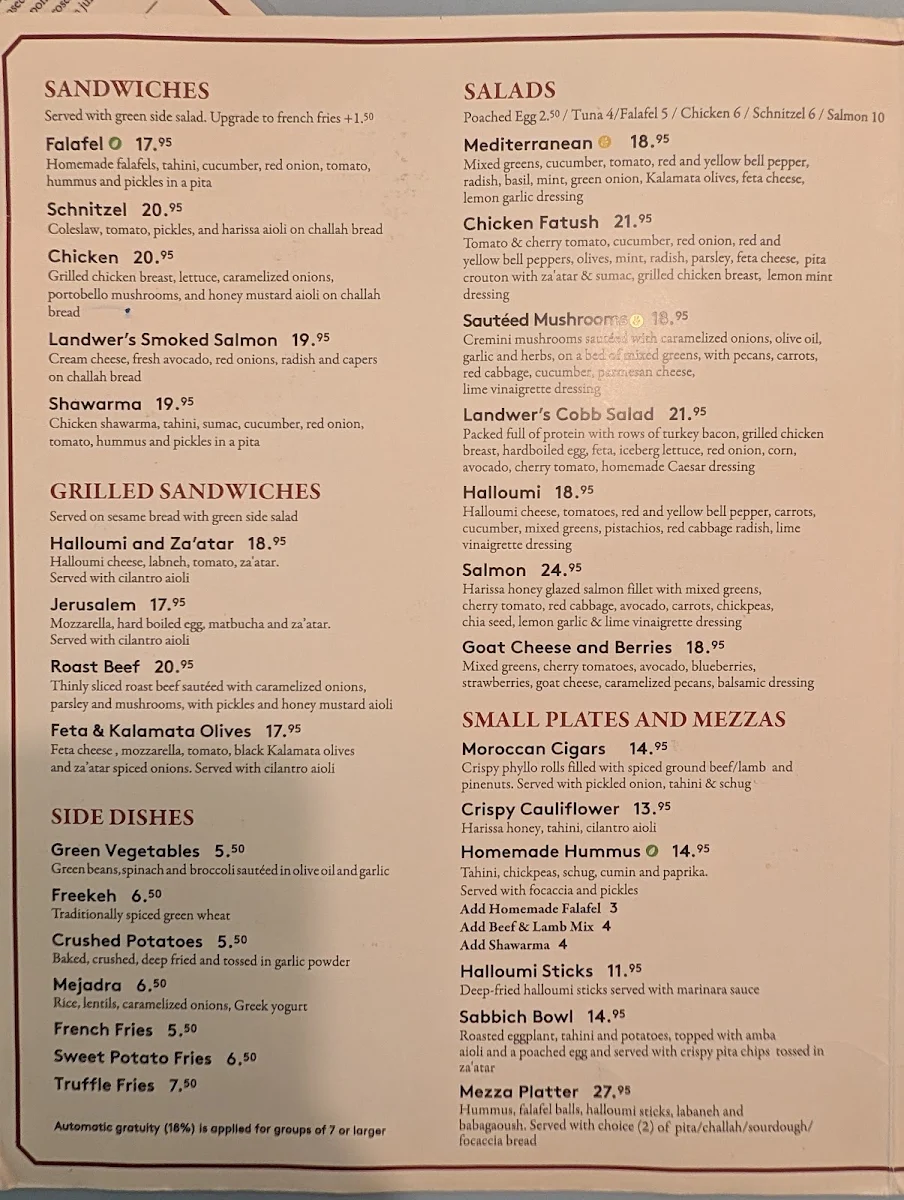 Menu photo 1