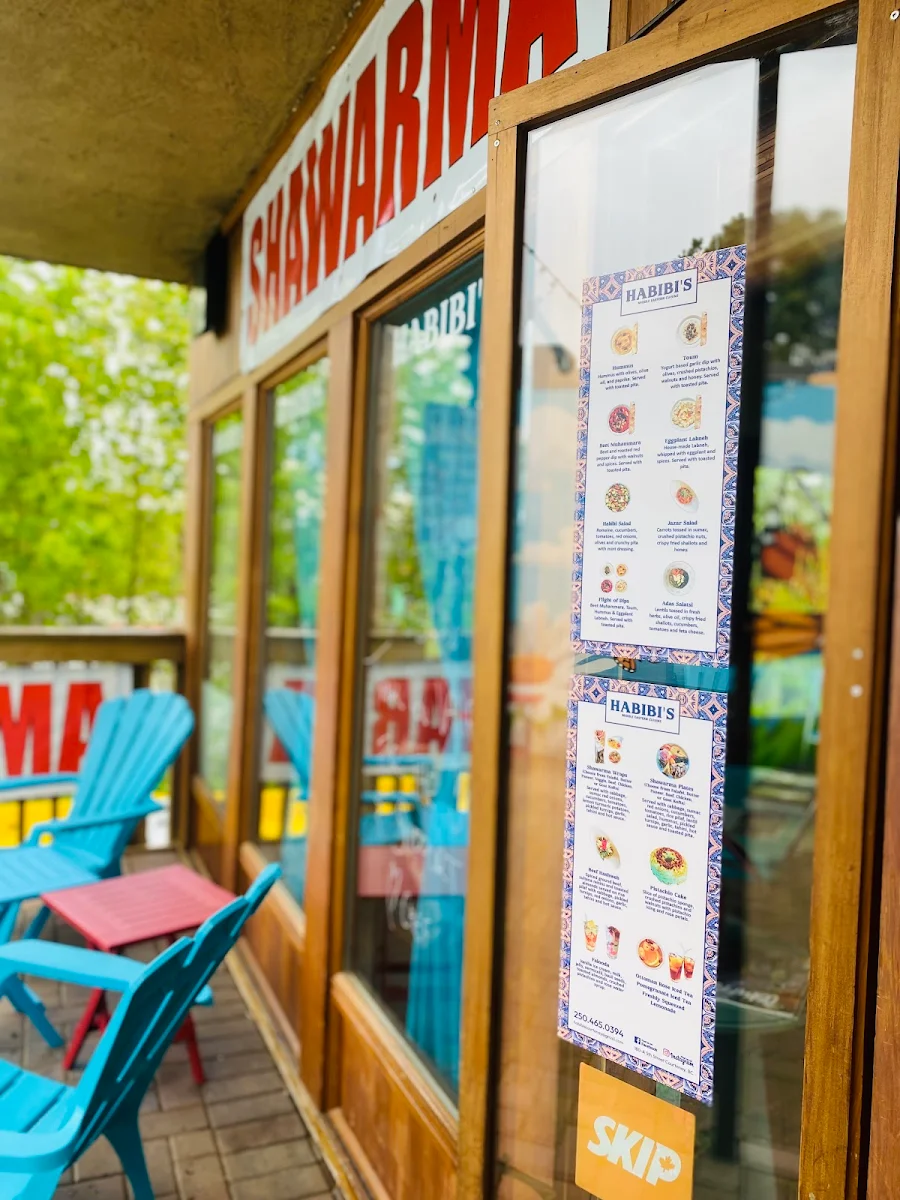 Menu, Habibis Middle Eastern Cuisine (A middle eastern inspired eatery)