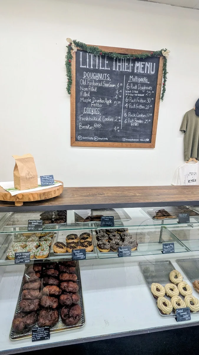 Menu, Little Thief Bakery Co.
