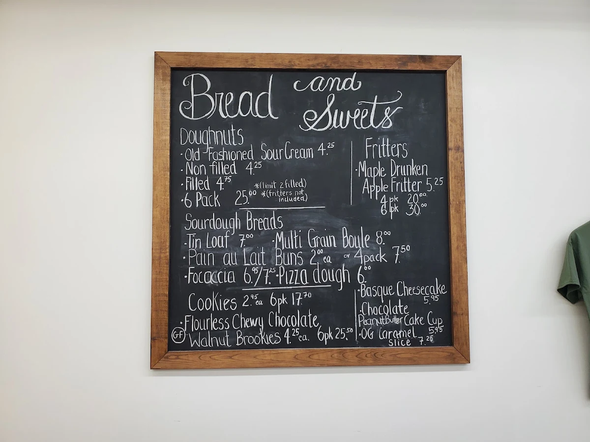 Menu, Little Thief Bakery Co.