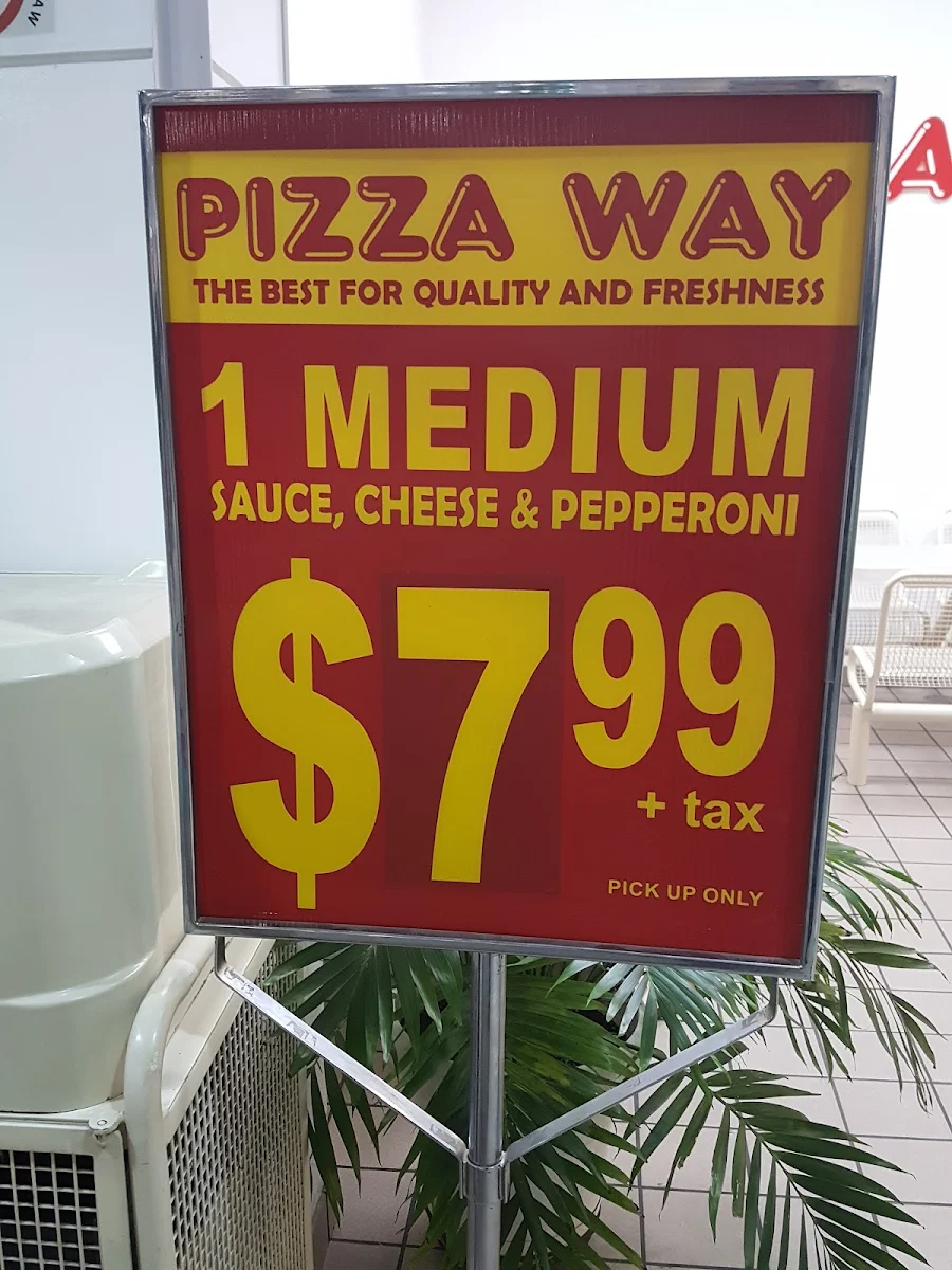 Menu, Pizzaway