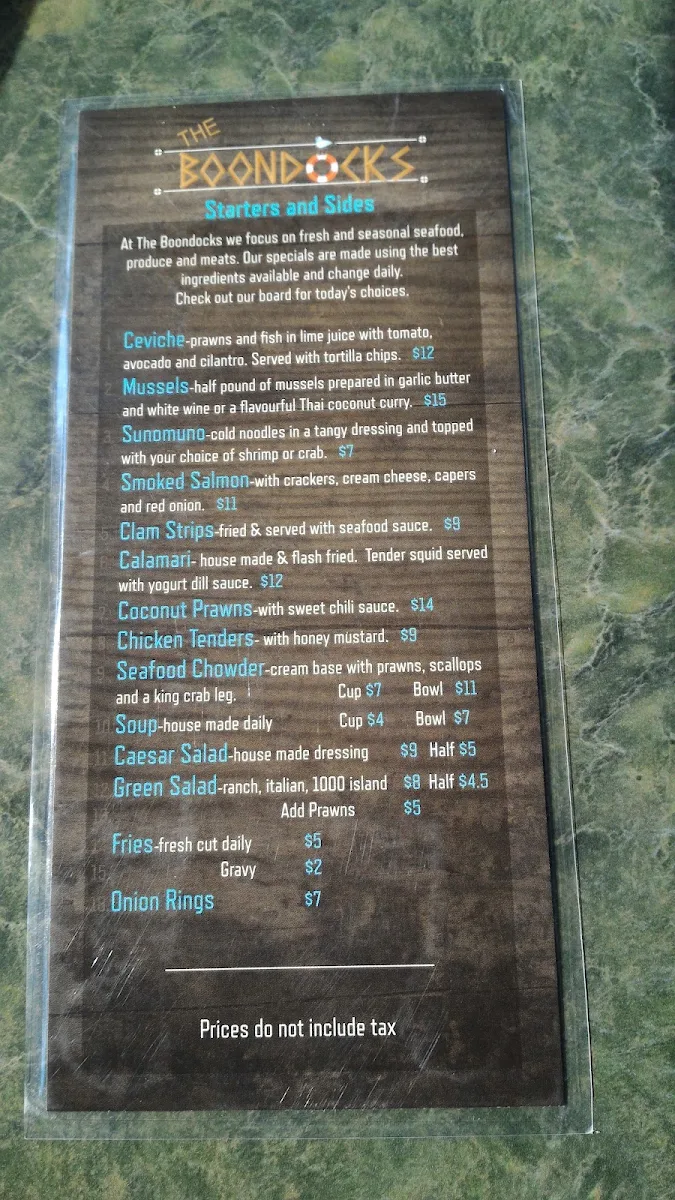 Menu photo 1