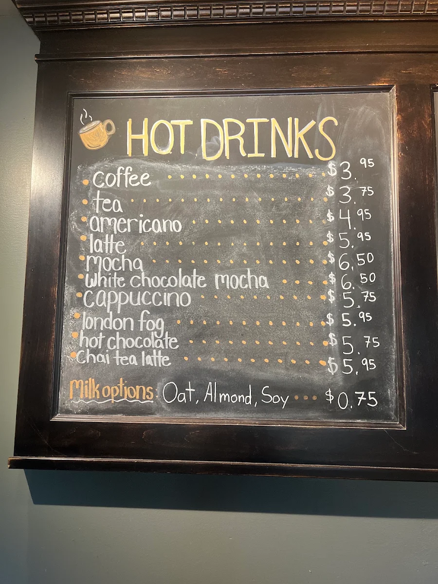 Menu, Sprokkets Café