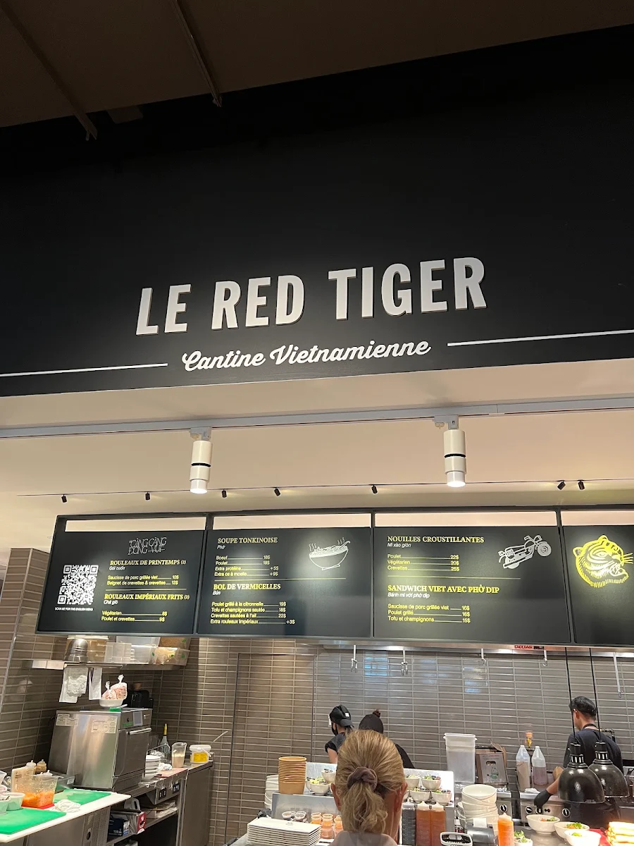 Menu, Le Red Tiger - Cantine Vietnamienne