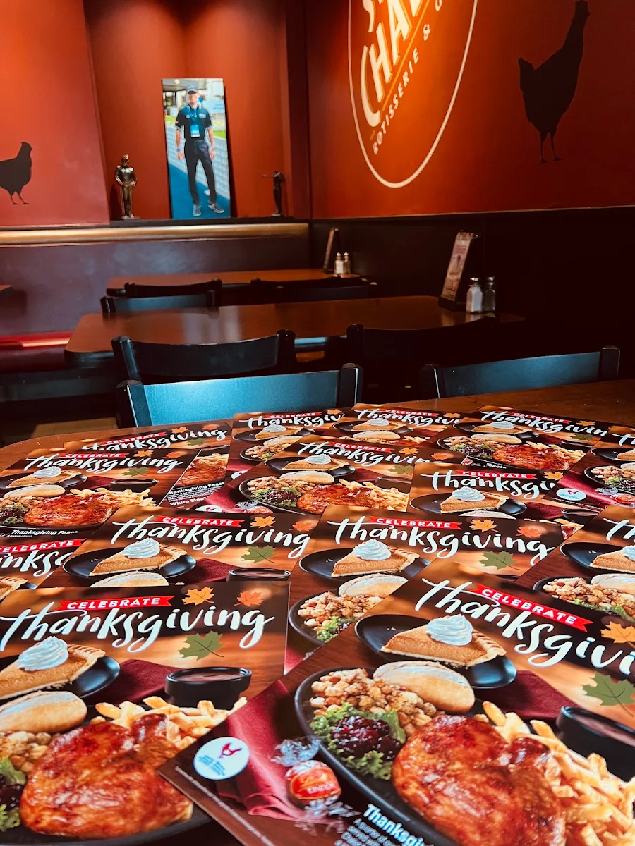 Menu, Swiss Chalet