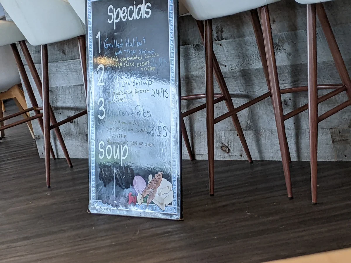 Menu, Georgian Bay Family Restaurant