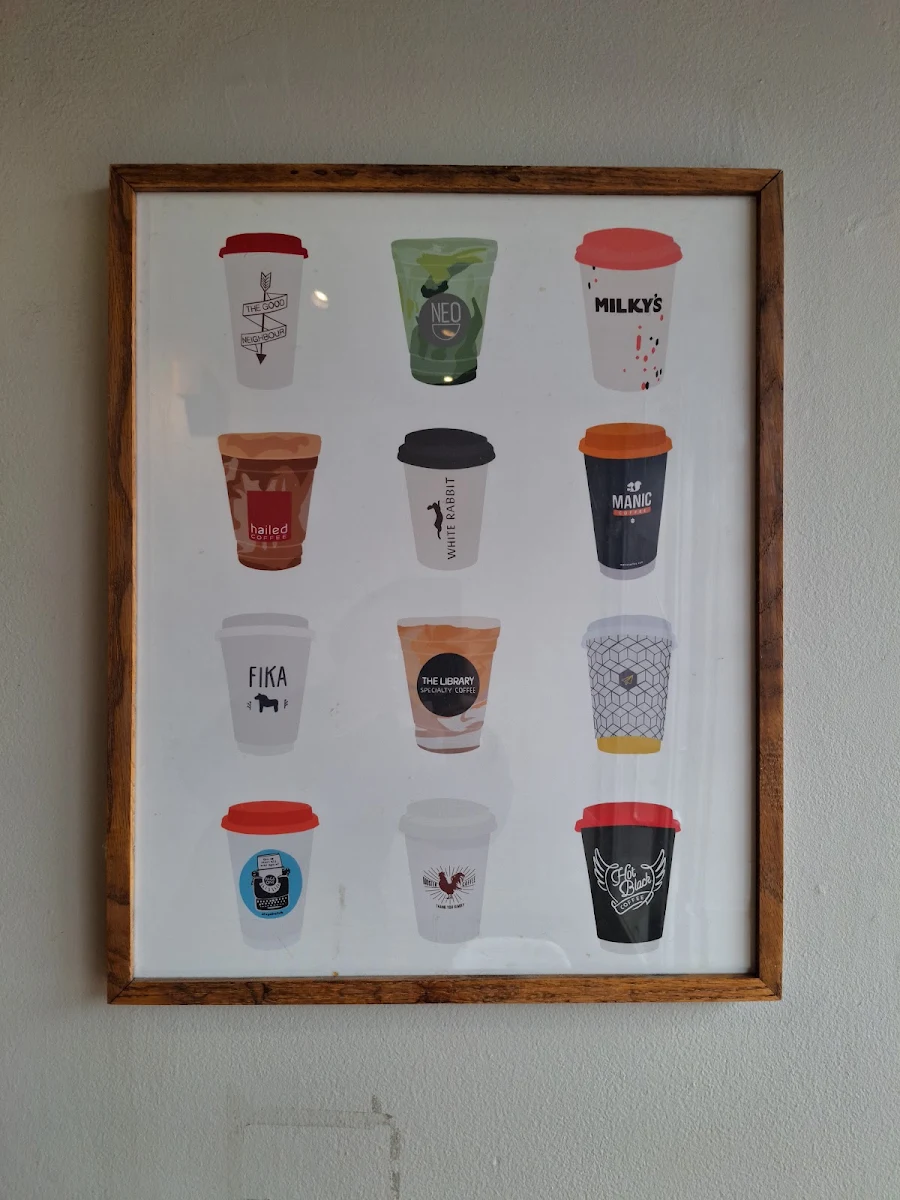 Menu, Manic Coffee