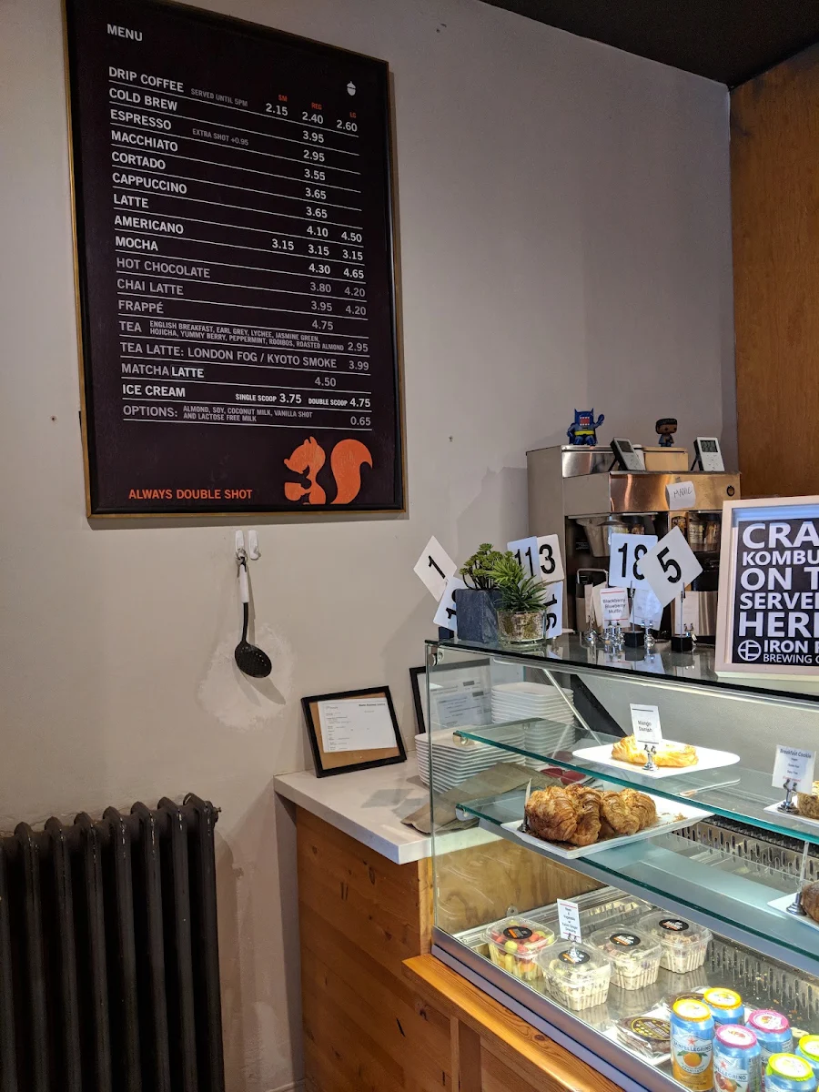 Menu, Manic Coffee
