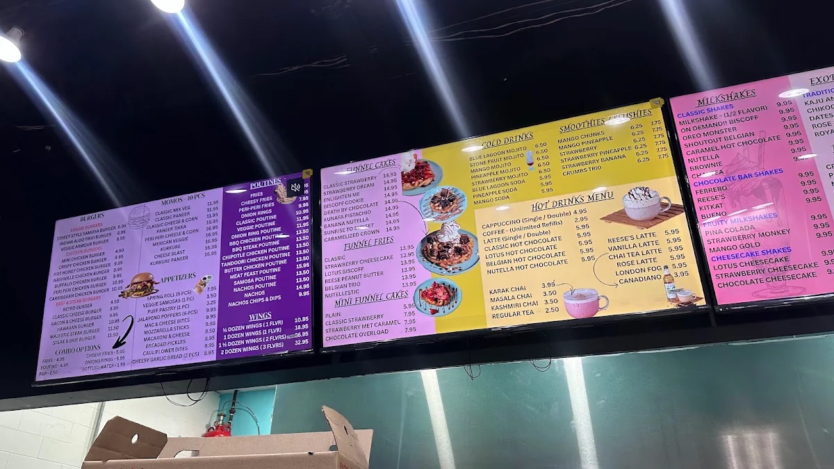 Menu, Crumbs & Cream - Ultimate Dessert Spot
