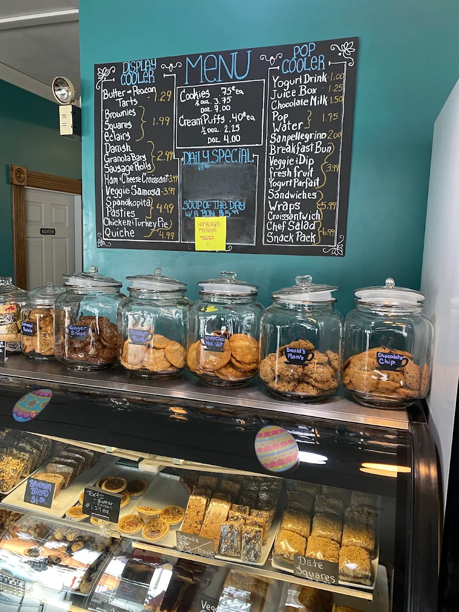 Menu, Ashcroft Bakery and Coffee Shop