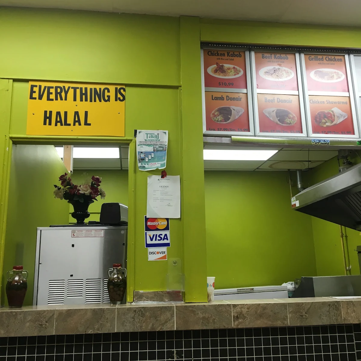 Menu, Wascana Donair & Shawarma