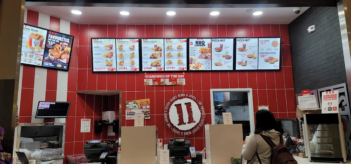 Menu, KFC