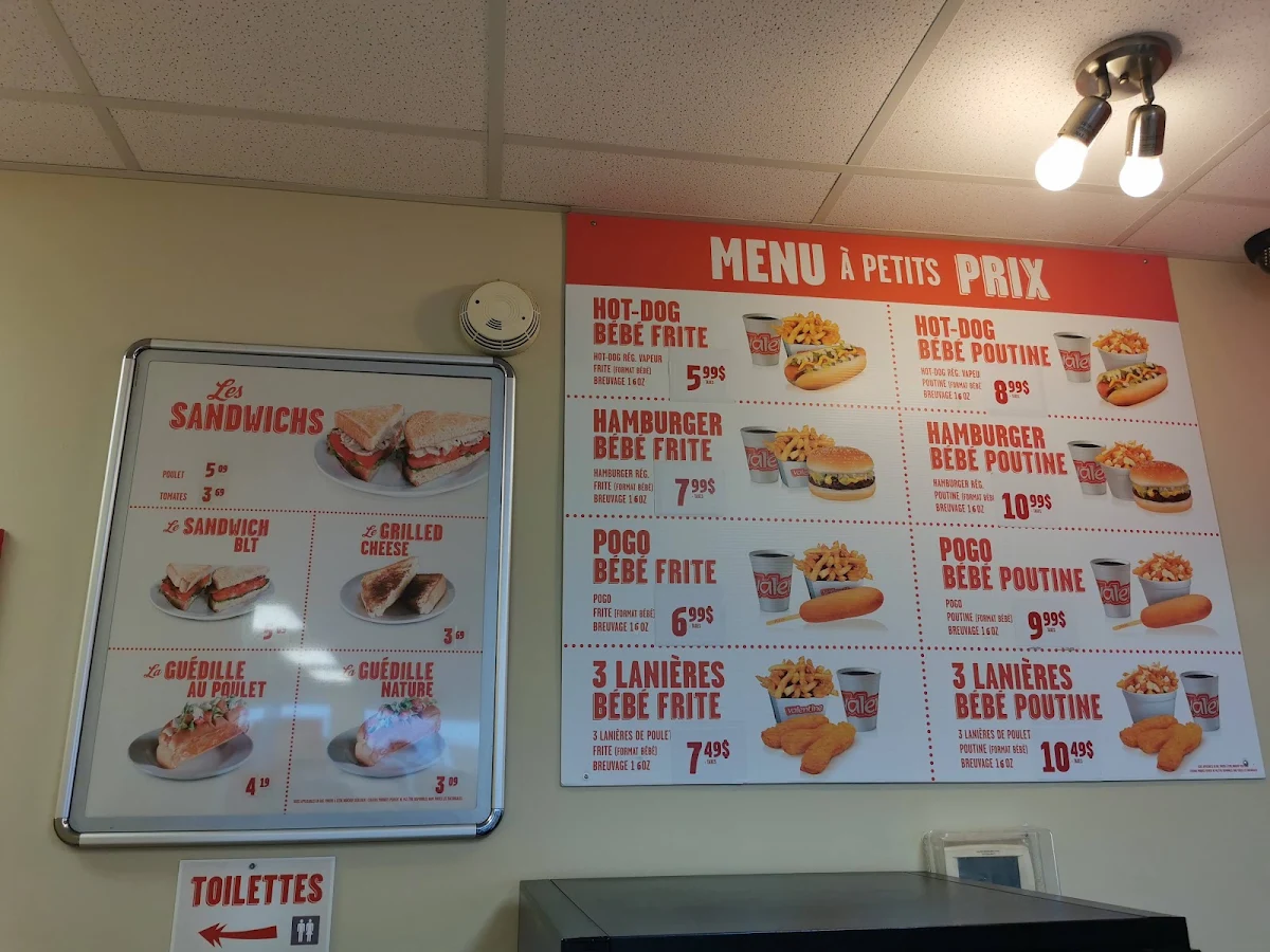Menu, Valentine