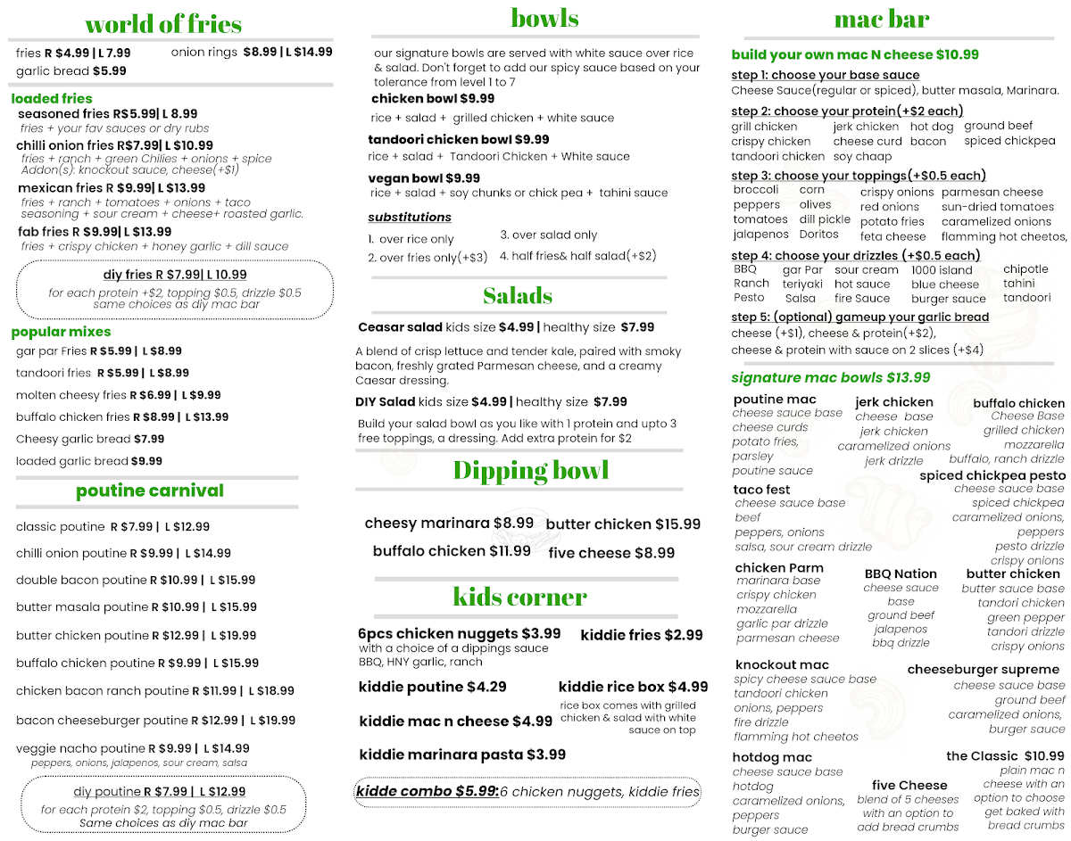 Menu photo 1