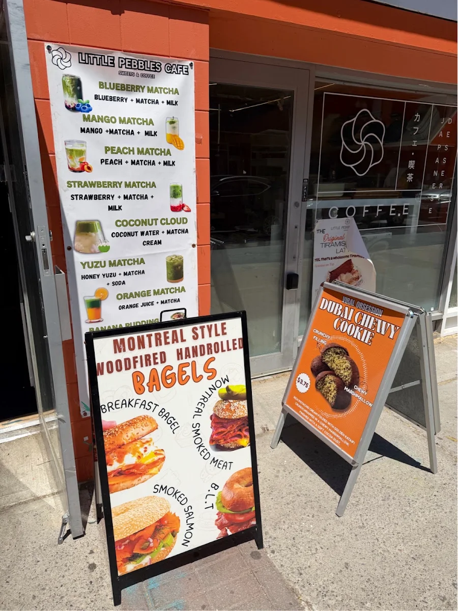 Menu, LITTLE PEBBLES CAFE