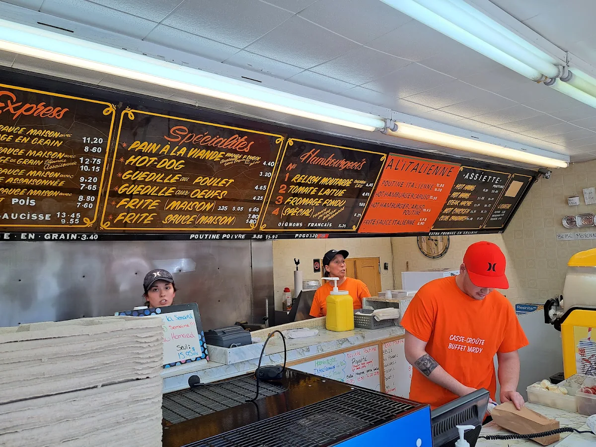 Menu, Buffet Bardy