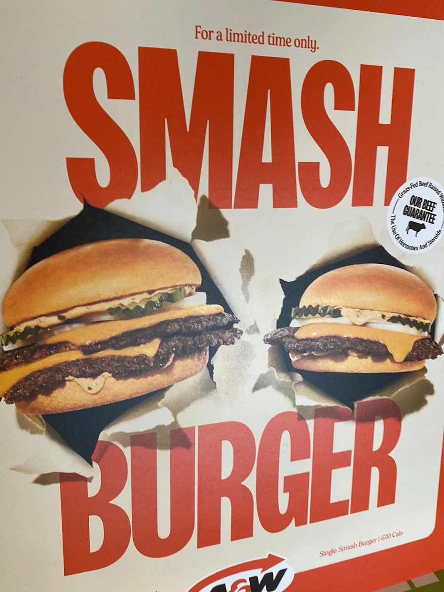 Menu, A&W Canada
