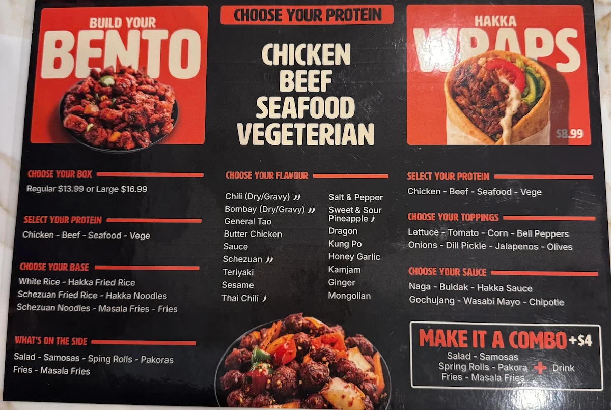 Menu, HakkaBol