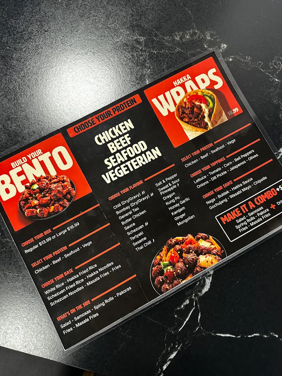 Menu, HakkaBol