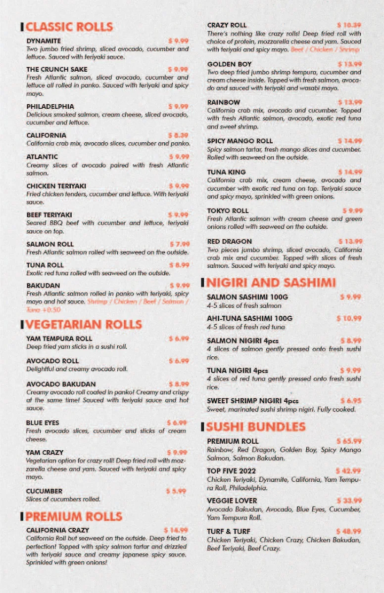 Menu photo 1