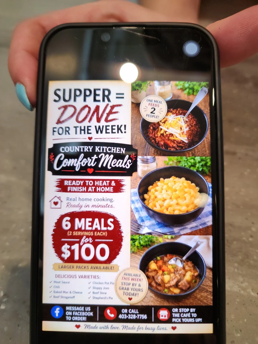 Menu, Copper Kettle Cafe