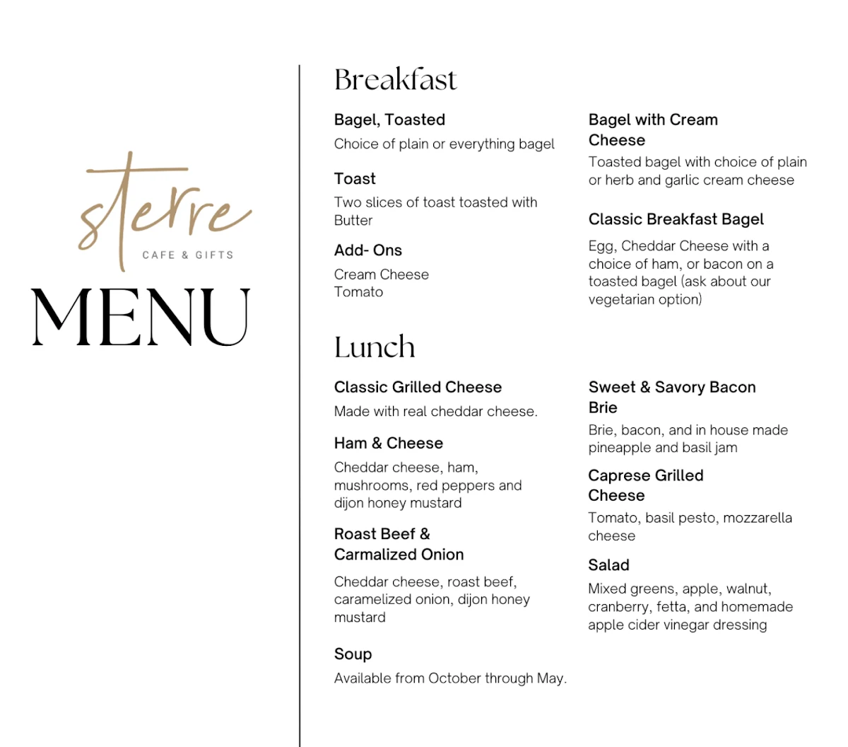 Menu photo 1