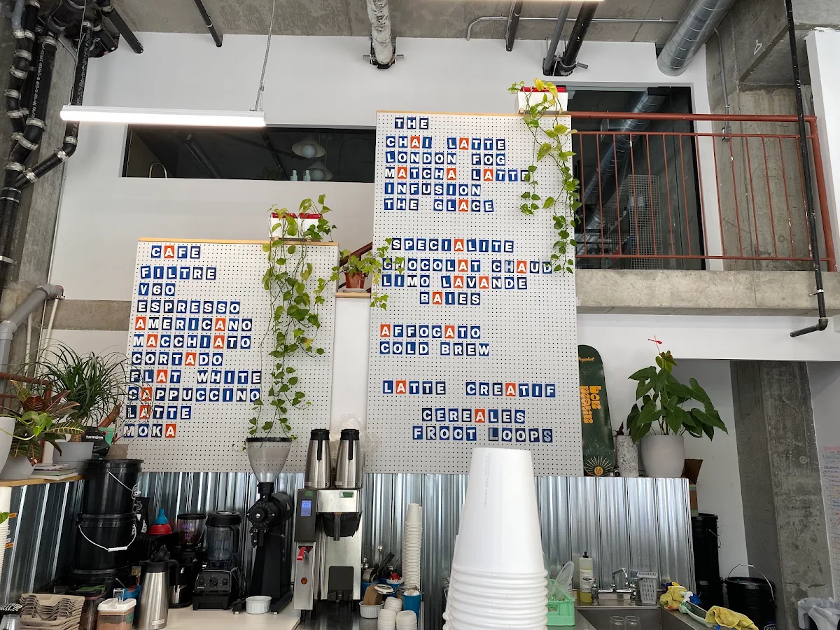 Menu, café léo