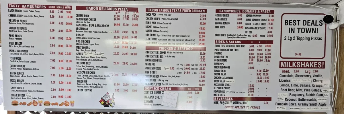Menu photo 1