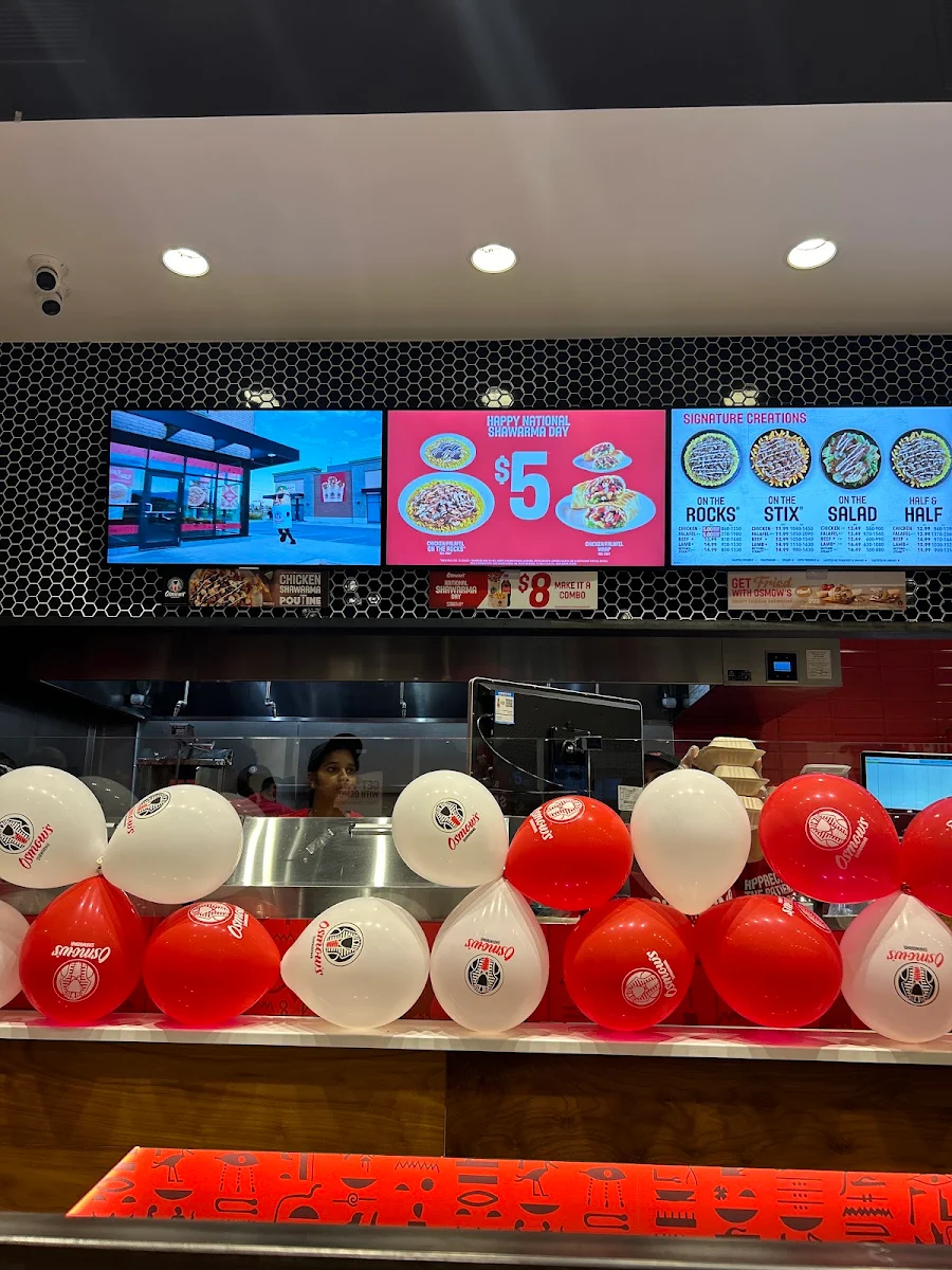Menu, Osmow's Shawarma