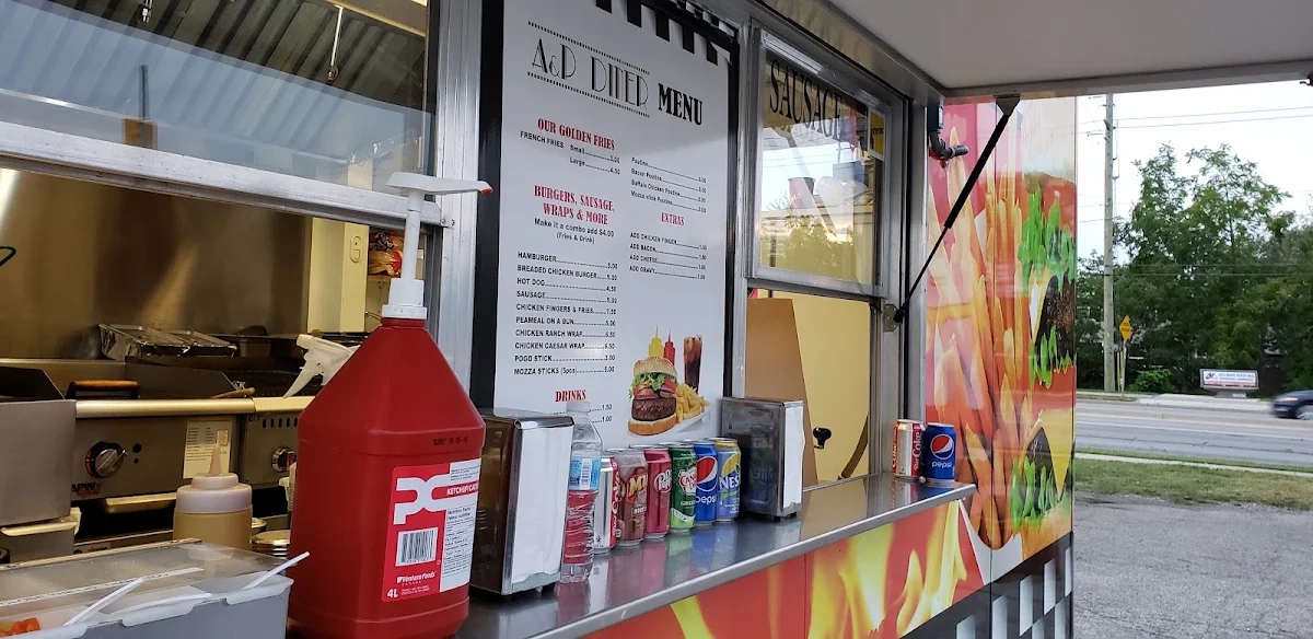 Menu, A&P Diner