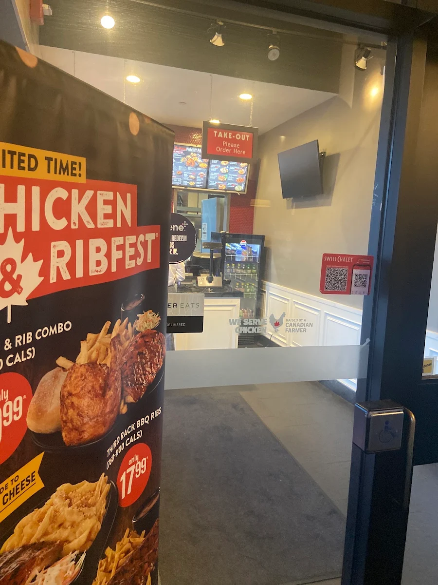 Menu, Swiss Chalet