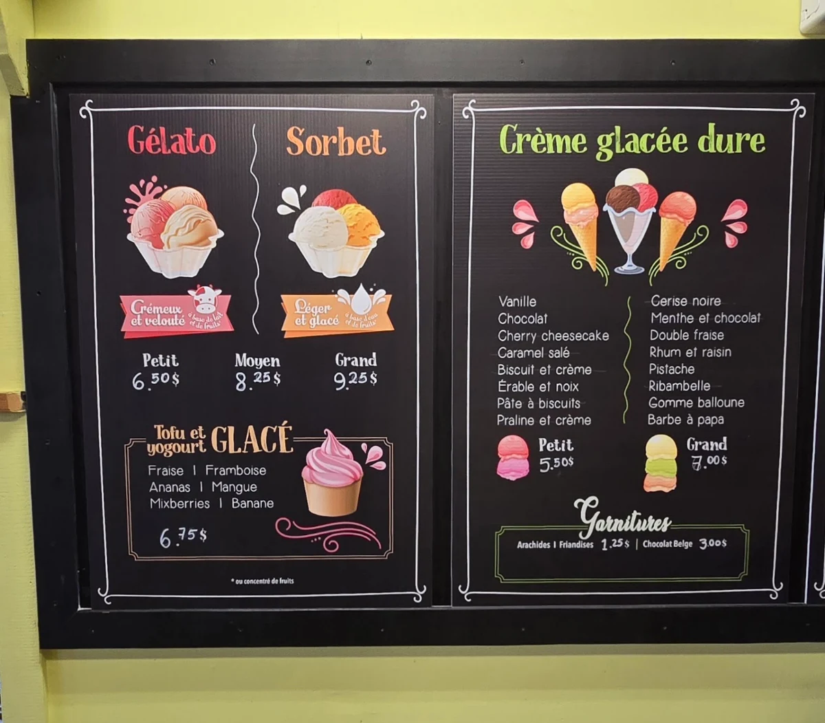 Menu, Au Bout de L'Isle