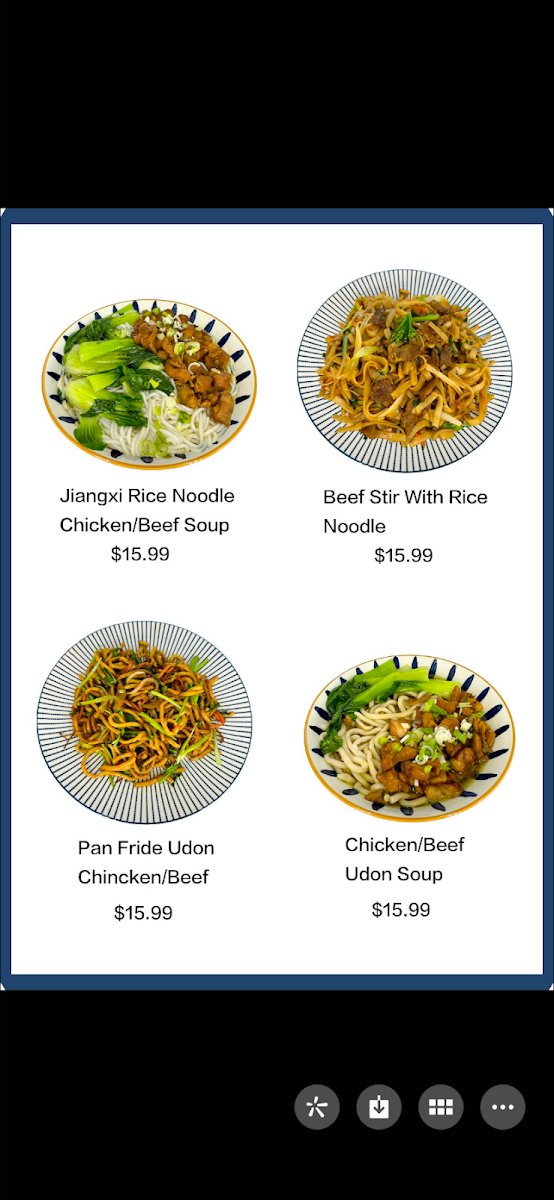 Menu, Full House Restaurant