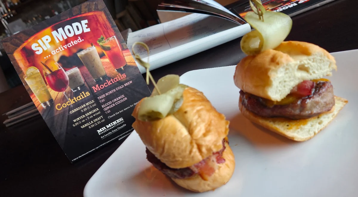 Menu, MR MIKES SteakhouseCasual