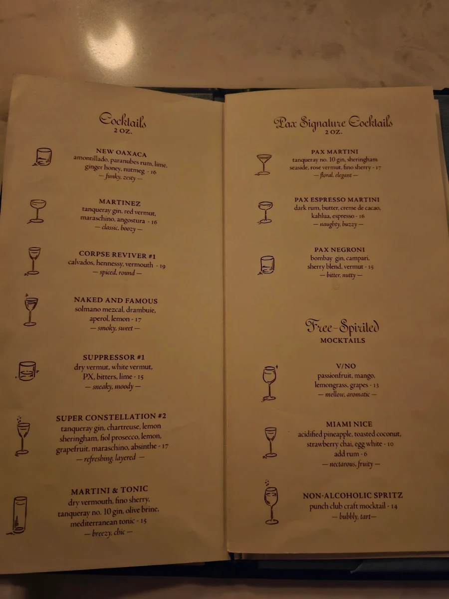 Menu, Pax Romana