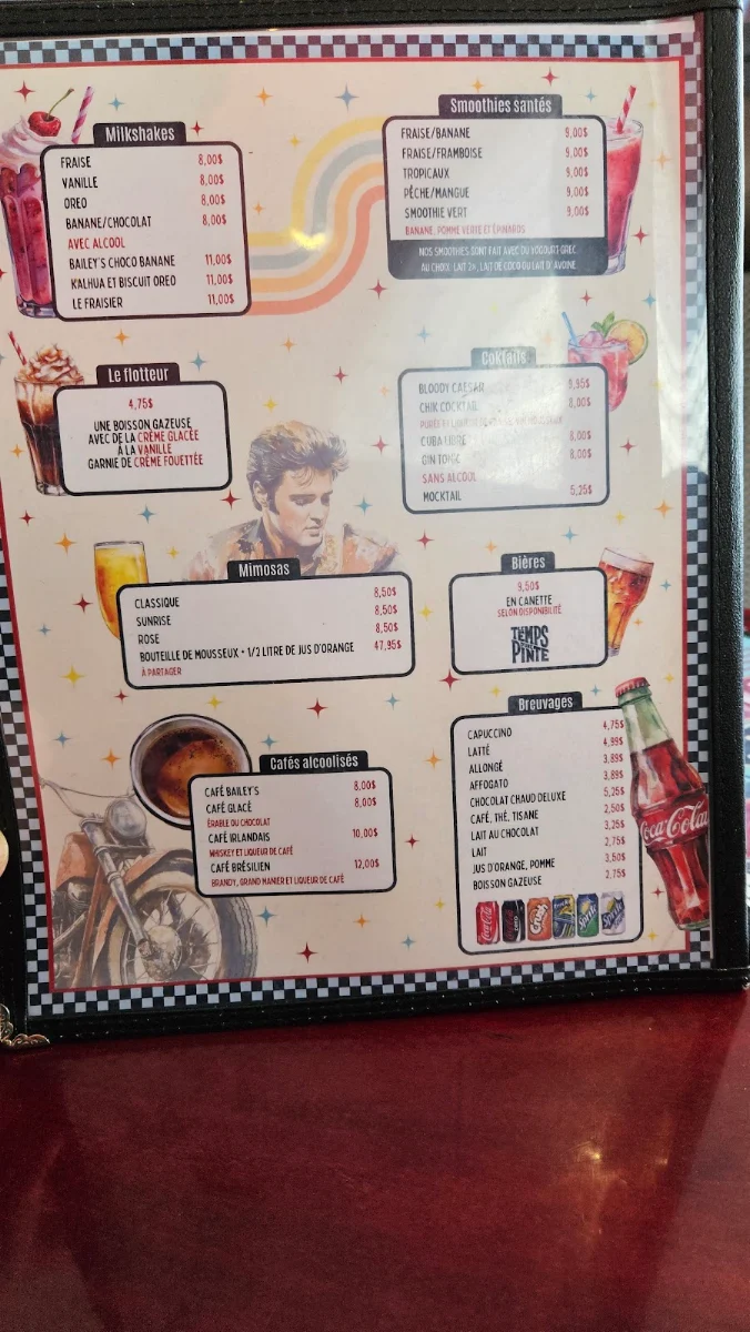Menu, Binerie Chik