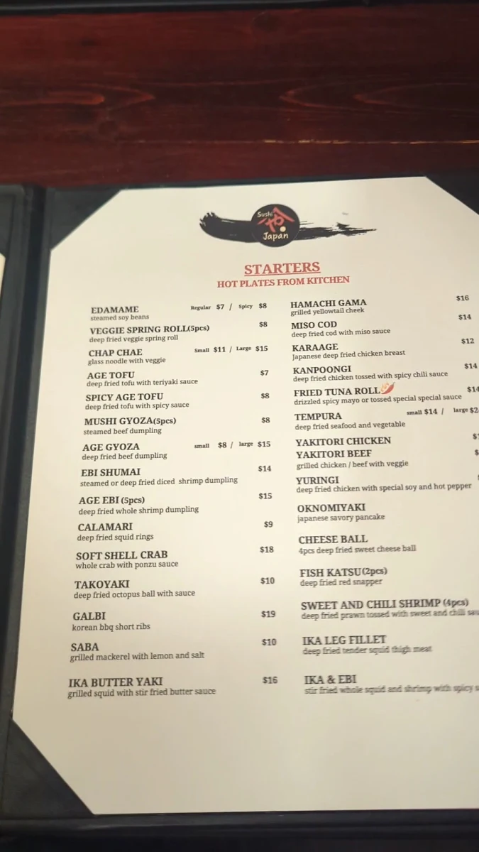 Menu photo 1