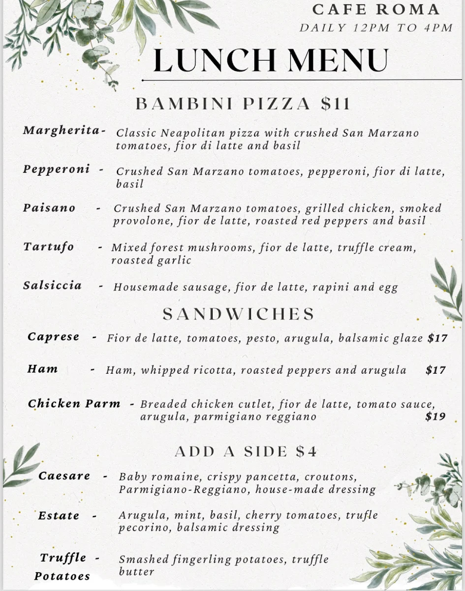 Menu photo 1