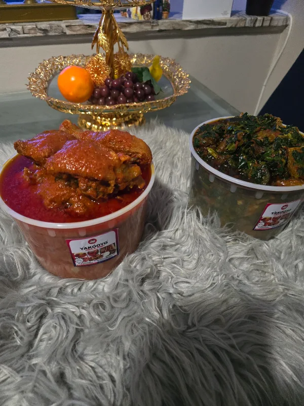 2. Pando with Egusi Soup