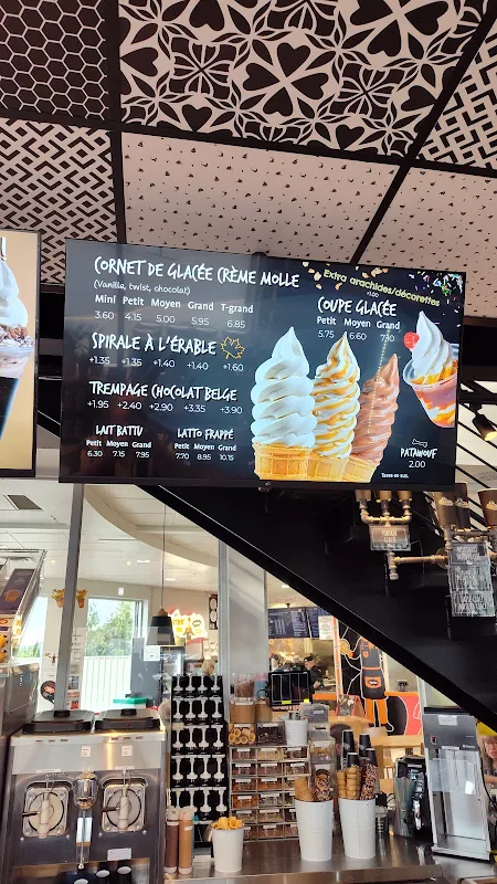 Petite crème glacée molle vegan, sans lactose et faible en glucides trempée dans le chocolat / Small Vegan, Lactose-Free and Low Carb Soft Serve Dipped In Chocolate