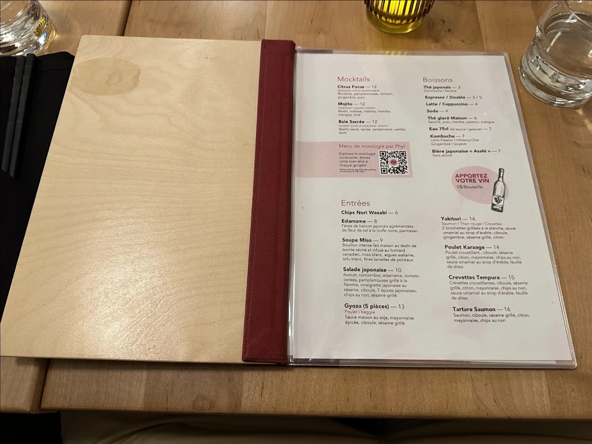 Menu photo 1