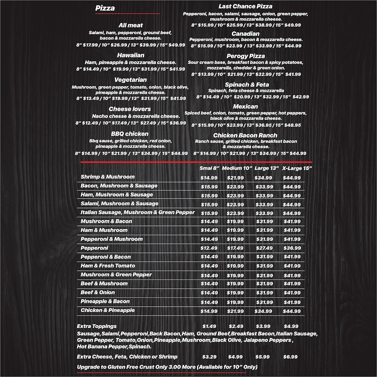 Menu photo 1