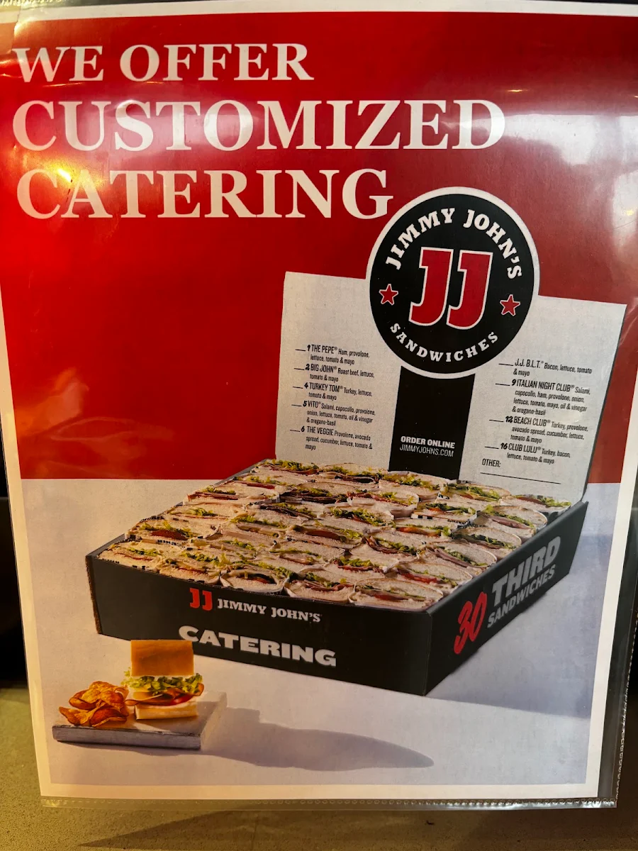 Menu, Jimmy John's