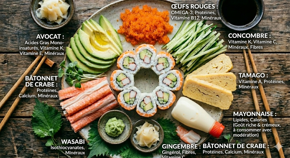 Menu, Sushi Sama Delson